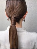 nakasone一束ヘアアレンジ