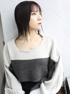 バース(BIRTH) 天神【BIRTH】カールセミディ外はねボブ 艶髪フェイスレイヤー7