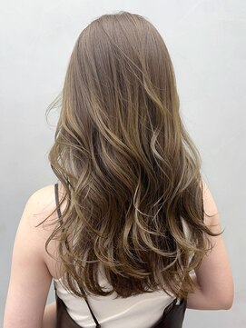 アイティーバイアルバム 藤沢店(IT by ALBUM) レイヤーロンググレーベージュグレージュカラー_ba480071