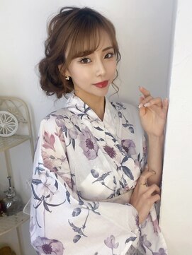 ヘア サロン クラン ソア 心斎橋店(hair salon clan soar) 浴衣スタイル【クランソア】ヘアセット/ヘアメ/心斎橋