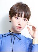 ショートカット×ひし形ショートボブ×前髪あり20代30代