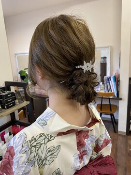 リミットヘアー 大在店(Remit hair) 浴衣の着付けと浴衣ヘア
