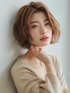 アルトリスト(Altruist Aging×HAIR&SPA) ★ダークアッシュ大人ガーリーボブ着物ミディアムレイヤーカット