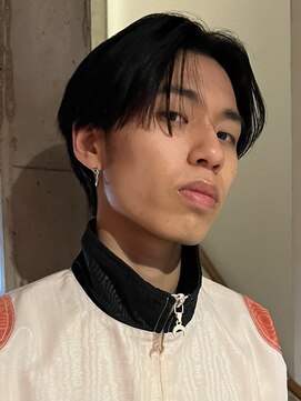 ヘアカロン 熊本本店(Hair CALON) メンズカットセンターパート前下りセンターパート熊本