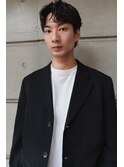 センターパート、メンズヘア、マッシュ、ニュアンスパーマ