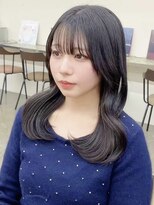 ミリ(mm)&nbsp;レイヤーカット/ウェットヘア/オリーブベージュ