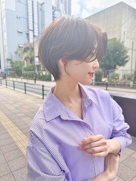 トッカ ヘアアンドトリートメント 難波店 小顔似合わせカット愛されクールショート20代/30代40代50代/難波