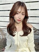 韓国ヘア レイヤーカット 顔まわりカット 前髪