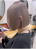 前髪イメチェンこなれミディウェーブパーマアンブレラカラー