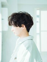 エクファ ヘア リゾート 大津 瀬田店(ex-fa hair resort)&nbsp;黒髪ボブルフネビージュ小顔ワンレンスペインカール