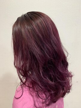 ナップヘアースコヤ(NAP hair Scoya) カシスピンク