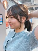 ミディアム/韓国風/レイヤーカット/顔回りカット/柏駅