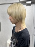 ボブウルフ/メンズウルフ/ウルフカット