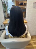 トリートメントで潤いスタイル