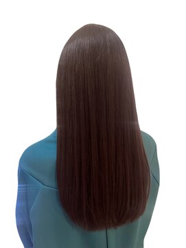 ヘアーズファイン(hair's fine) 30代40代◎白髪染めロング×艶感アッシュブラウン