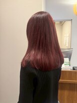 ルレーヴ 沖縄糸満店(Le reve)&nbsp;レッドカラー［沖縄/糸満/那覇/髪質改善/縮毛矯正/メンズ]