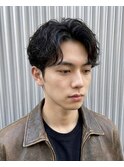 スパイラルパーマor波ウェーブ