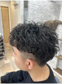 宇城市｜メンズパーマ