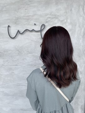 メゾンウィット(Maison Wit) ピンクブラウンカラー