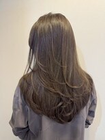 ムード(MOOD,)&nbsp;イメチェン/ピンクベージュ/アンブレラカラー/前髪/銀座駅