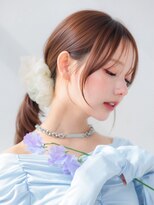 アリスバイアフロート 自由が丘(ALICe by AFLOAT)&nbsp;透明感スモーキーブラウン/顔まわりカット/小顔カット