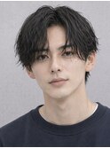 Haleニュアンスパーマリバースセンターパートフェザーパーマ原宿