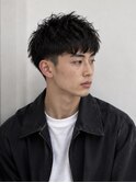 ナチュラル束感メンズショート