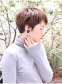 make's くせ毛風ニュアンスパーマショート２