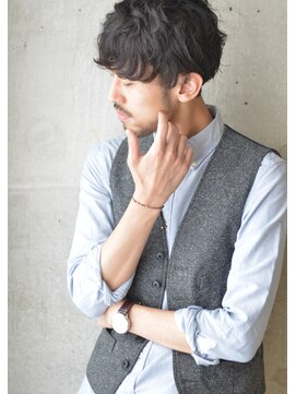 オリーブフォーヘアー(olive For hair) ツヤ感を出したミックスパーマスタイルです。