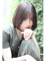 クーエフー(coo et fuu)&nbsp;20代30代大人可愛い小顔ストレートボブショコラ抜け感透明感