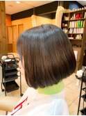 3Dボブ マロンベージュ　Ａラインボブ【守谷 美容室】