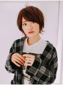 ラウンドフェミニンショート/20代/30代/40代/50代/岡山/表町