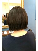 切りっぱなしボブ