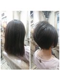 お客様ボブ仕上がり