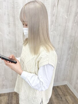 ラッズプラスエイチ(Lads+h) ホワイトベージュ