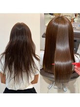 美髪ストレート