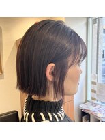 アルマヘアー(Alma hair by murasaki)&nbsp;◎切りっぱなしのミニボブスタイル◎