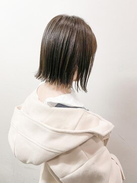 キャンバス バイ ネオリーブ 横浜西口(Canvas by neo.) 外ハネボブ 切りっぱなしボブ ぱっつんボブ 縮毛矯正