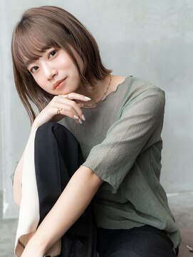 エースハバナ 渋谷(1 HAVANA) 小顔ヘア/ボブ/大人可愛い/アッシュベージュ/20代30代40代