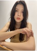 〔mirisa〕うごきのあるロングスタイル　ダークアッシュ