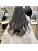 シールエクステでインナーホワイト