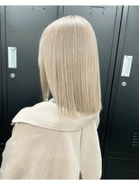 ワンズクロエ 原宿店(ONE's Chloe)&nbsp;ベージュ/ボブルフ/魅力倍増カール/ベビーバング/原宿駅