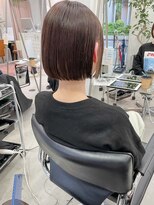 ヘアー アイス カンナ(HAIR ICI Canna)&nbsp;インナーベージュ/ミニボブ/ぱつっとボブ