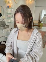 ヘアー アイス カンナ(HAIR ICI Canna)&nbsp;顔まわりレイヤー/外ハネボブ