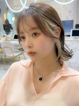 シーシンジュク 新宿南口(Sea shinjuku) 大人ガーリー×ブリーチなし◎前髪/顔周り×韓国ロング[新宿]