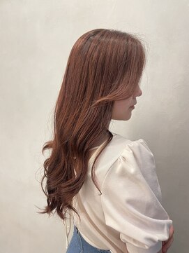 ジエクト カナウ(The Ect canow) オレンジベージュ/韓国風ヘア/ヨシンモリ/オレンジピンク