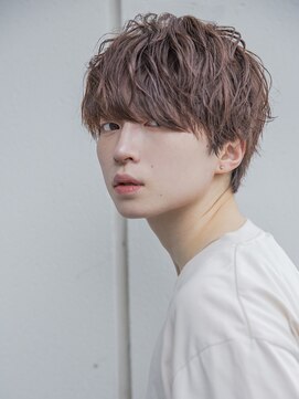 アイヴィ 表参道(IVY) 小久保Style☆波巻きハイライト束感ツーブロックマッシュパーマ