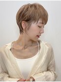 マッシュショート マロンベージュ エモージュ t1103