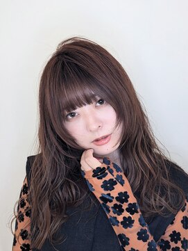 ニューヨークニューヨーク 大久保店(NYNY) 顔まわりレイヤー/イルミナカラーピンクベージュ