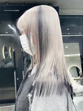 ソル ジングウマエ(SOL JINGUMAE) ミルクティーベージュレイヤーインナーカラーグレージュカラー